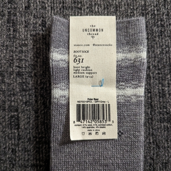 Stance Polar Beer 🍻 Merino Wool Socks L - Picture 6 of 6